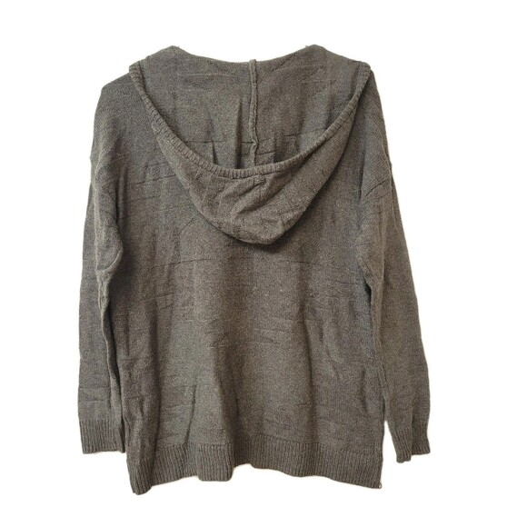 NWT America Eagle Outfitters Hooded Relaxed-fit Gray Womens Size XXS Sweater - Picture 3 of 9